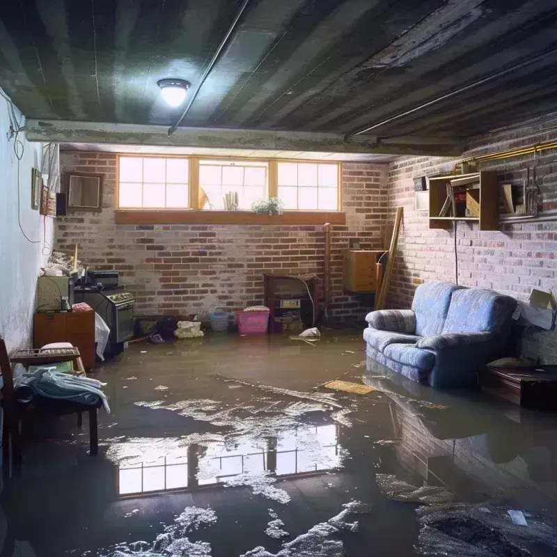 Flooded Basement Cleanup in Linton, IN